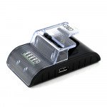 Wholesale Smart USB Universal Battery Charger Curve (Black)
